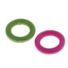 100pcs Assorted Wooden Rings Loops Circle Embellishments for Crafts 20mm