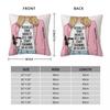 Start Showing Up As Her Square Pillowcase Polyester Linen Velvet Pattern Zip Decor Throw Pillow Case Home Cushion Cover