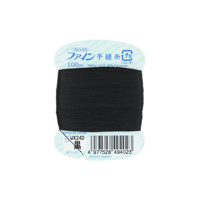 Fujix Fine [Нитки для ручного шитья] №40 100м цв.402 Черный