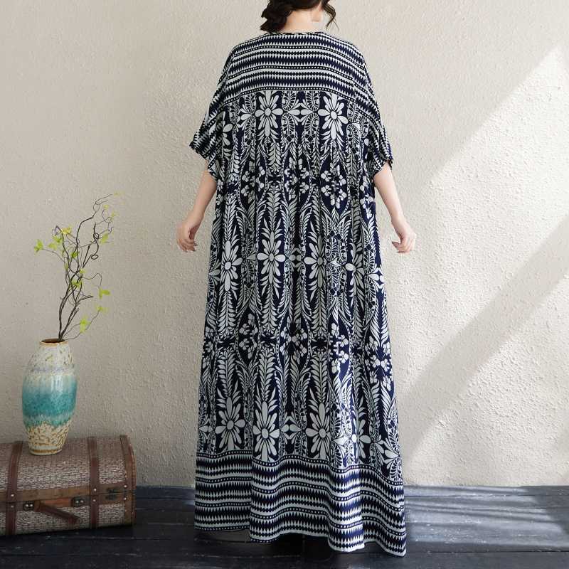 Новое женское свободное платье в стиле бохо