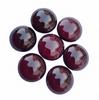 Кабошоны из граната глубокого красного цвета, круглые полированные камни граната, качество ААА