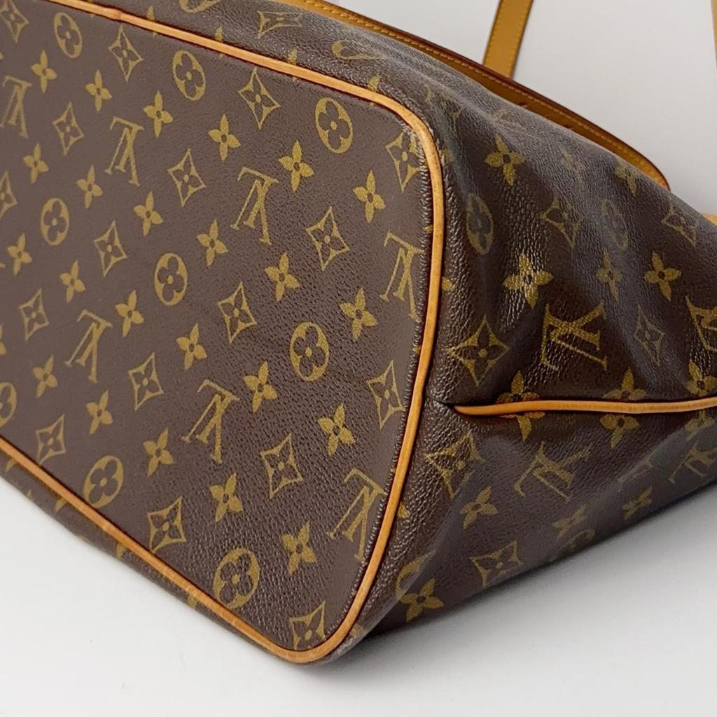 [Pre-Owned] Palermo Large Brown Coated Canvas Monogram Shoulder Bag - Very Good #1WF1FU7