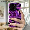 Phone Case: 2D flat design suitable for iPhone 18 17 16 15 14 13 Pro film protective case, couple style, swirl galaxy, Christmas and Halloween holiday