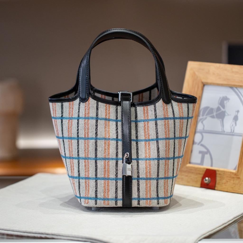 Picotin18 Сумка-тоут из коровьей кожи с ручной прошивкой, универсальная, подходит ко всему, женская сумка