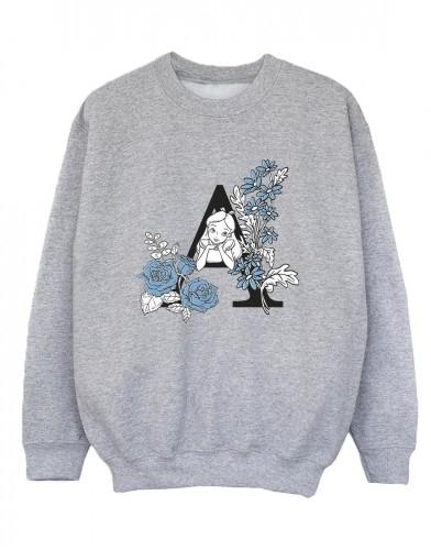 Disney Boys Alice In Wonderland Letter A Sweatshirt