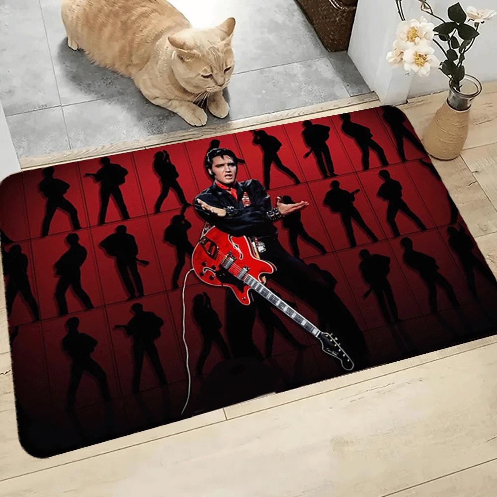 Дисней Е-Элвис Пресли Ковер для прихожей Моющийся Коврик для дивана и кресел Коврик для зоны Кухонный коврик Ковер для зоны Изысканное украшение дома
