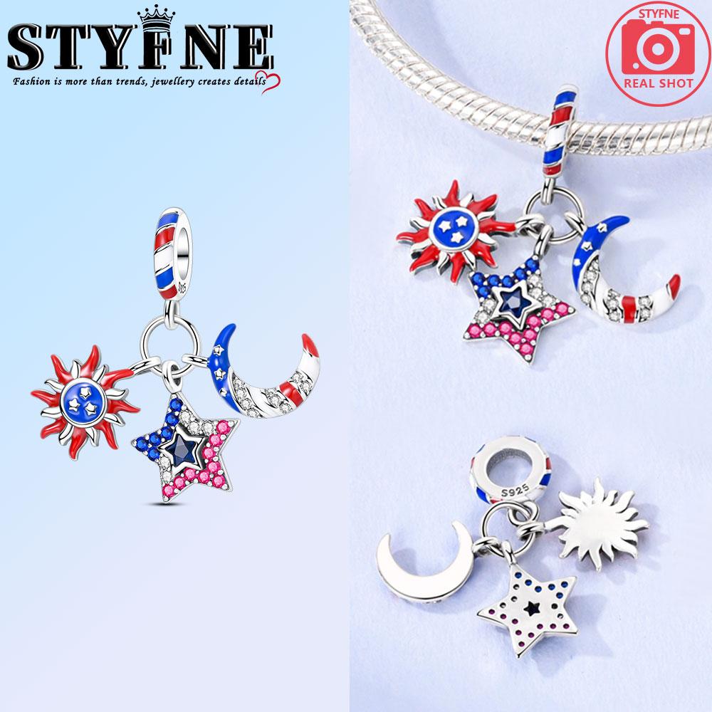 Anniversary Halloween Series Copper Circus, Clowns & Tickets Triple Dangle Charm Fits 3Mm Bracelet Funny Joker Beads Jewelry