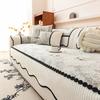 Chunky Yarn Fabric Sofa Cushion Non-Slip Modern Simple Cover All