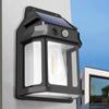 Solar Tungsten Wall Light Waterproof Motion and Light Sensor Lamp Support 3 Light Modes for Home