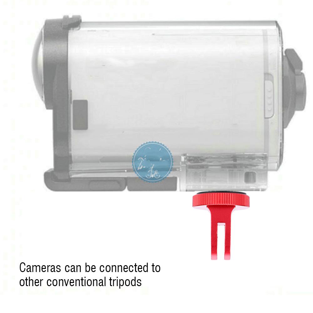 14 Мини-адаптер для крепления штатива Видеокамера Аксессуар Алюминиевый сплав (красный)