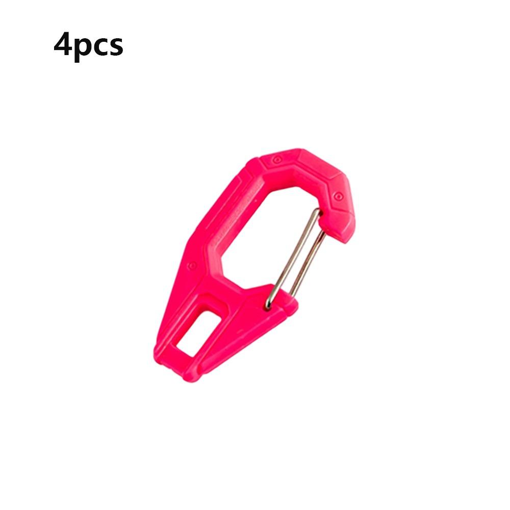 4pcs Pastic G-shaped Hook Loop For Vest/Backpacks/Pouch/Bag/Belt