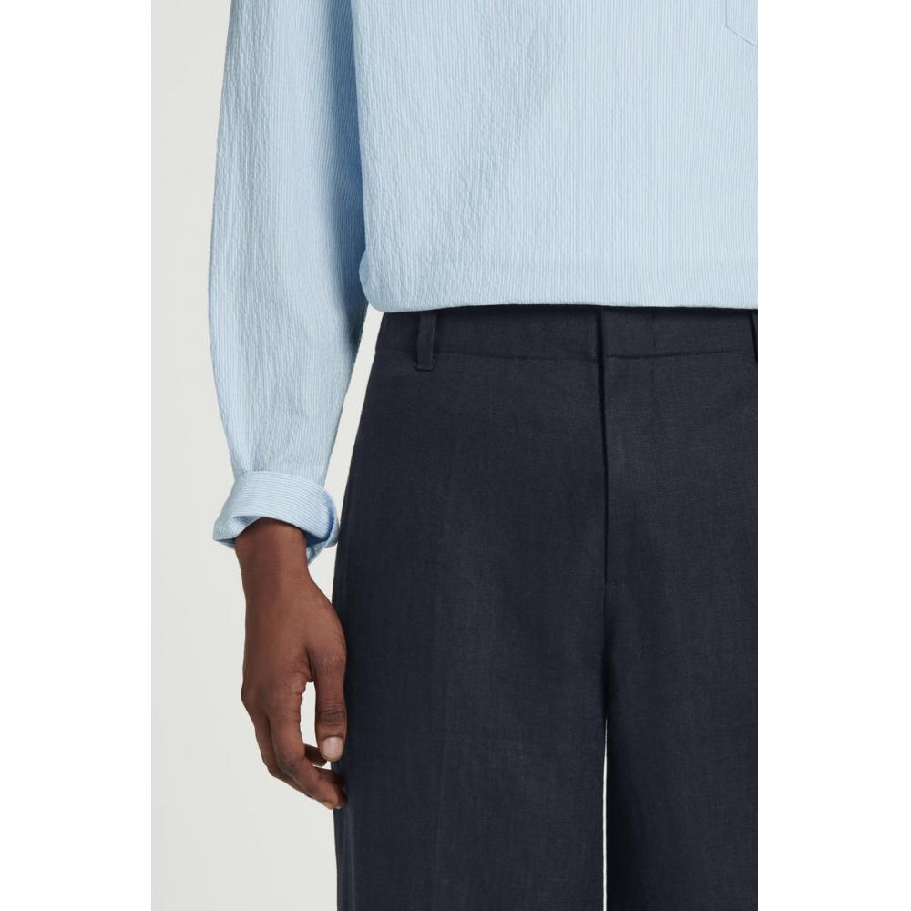 COS Прямые брюки из японского эластичного льна