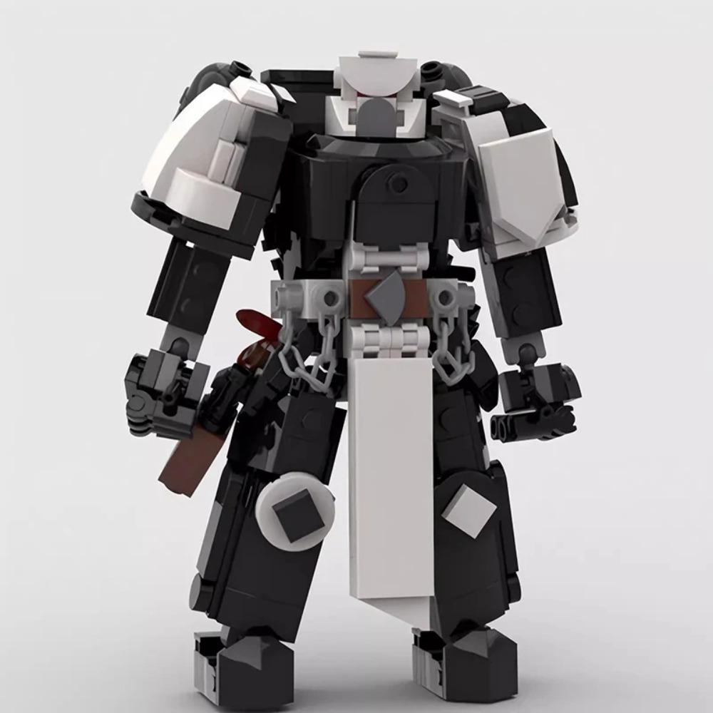 Bricklink Игра Меха ОРК Killas Kan Дредноут Терминатор Капитан Черные Храмовники Некрон Воин Робот Наборы Строительные Блоки Игрушки