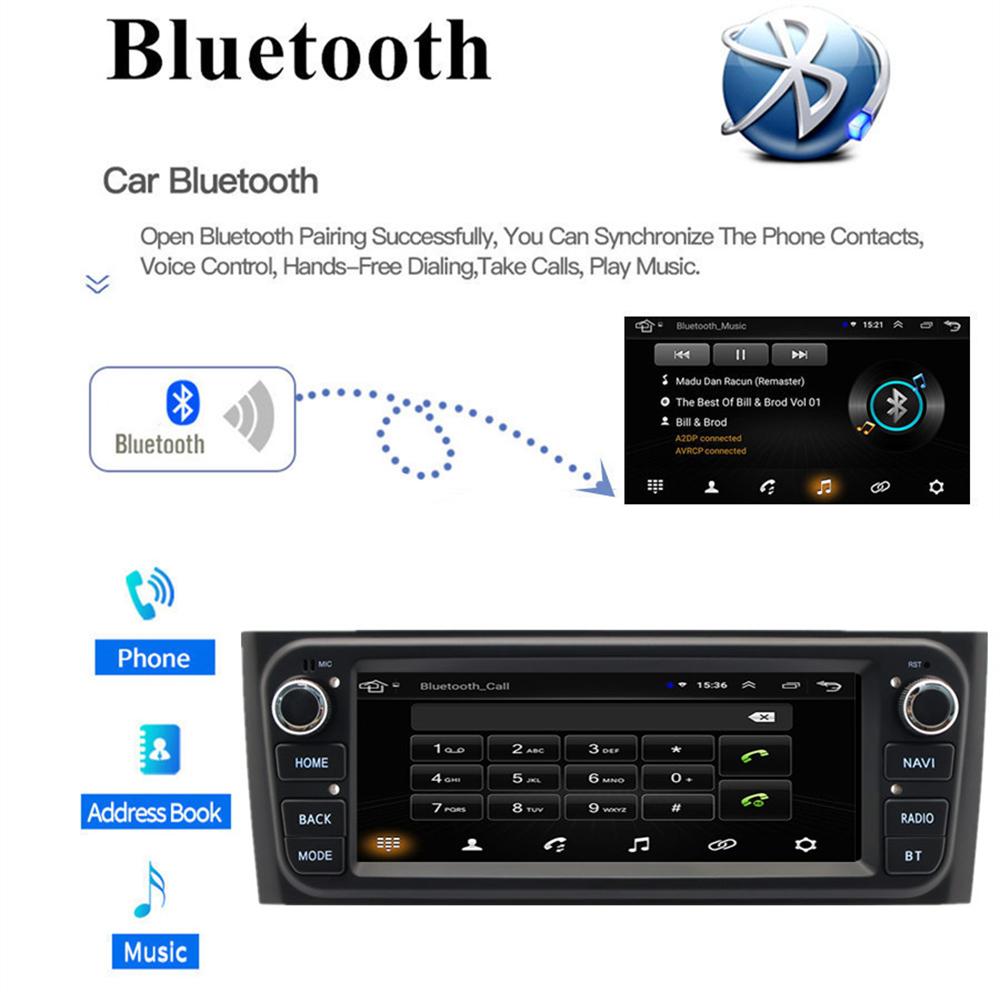 6.86'' Автомагнитола Радио Навигация GPS WIFI для Fiat Grande Punto / Punto / Linea 2007-2015