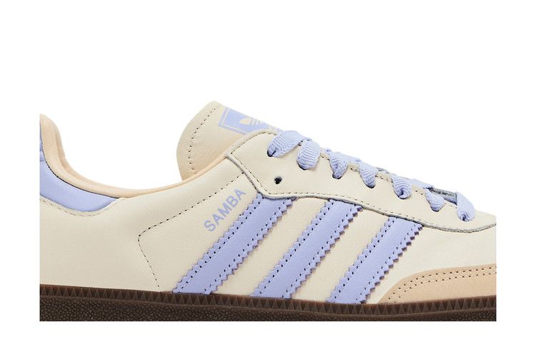 adidas Samba OG Кремово-белый Фиолетовый (Женский)