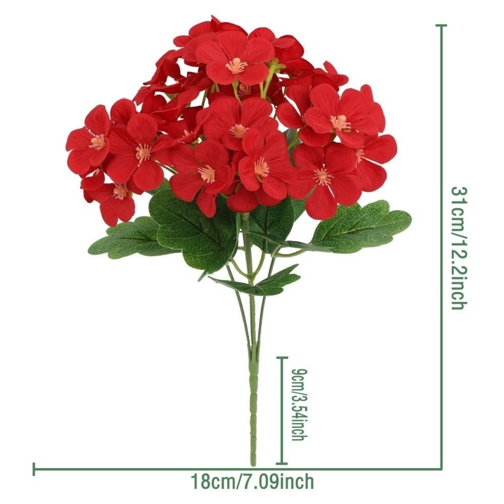 Dyed Edged Fake Flower Ball Silk Cloth Hydrangea New Simulation Flowers  Photography Props