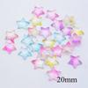 10Pcs 20mm Bling Star Patches Accessories Flatback 3D Resin Stone Button Appliques Scrapbooking