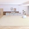 Ковер класса люкс в скандинавском стиле Wabi-Sabi Velvet – кремовый минималистский коврик для гостиной