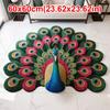 Soft Peacock Carpet Special-shaped Door Gasket Durable Blanket  for Living Room Tea Table Bedside