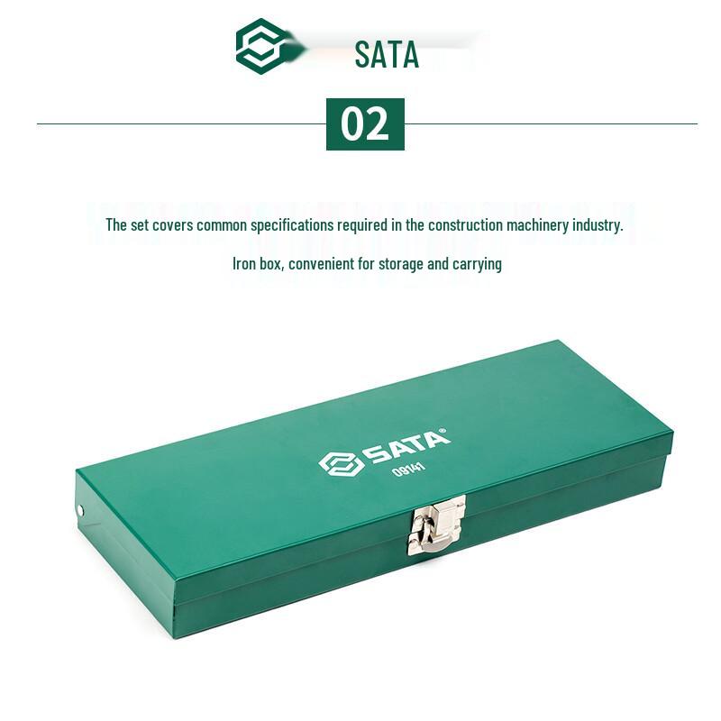 SATA 09141 Набор из 14 длинных шестигранных ключей с шаровым наконечником