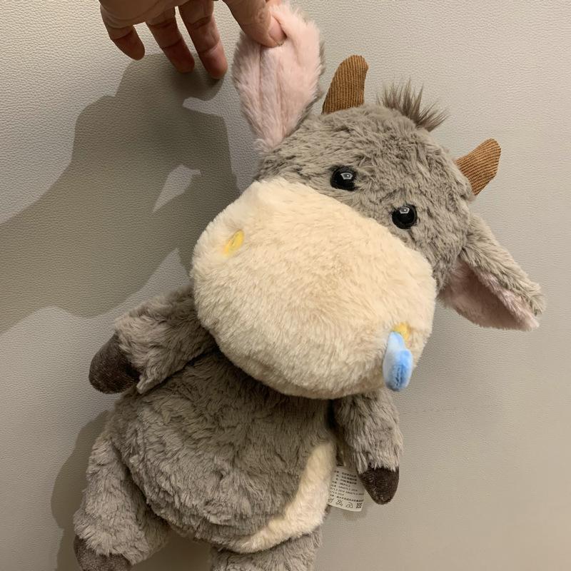 Cattle and horses migrant workers dolls wholesale plush toys men and women sleeping dolls birthday gift pendant plush doll