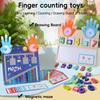Wooden Finger Arithmetic Drawing Board Maze Education Toys Learning Math Operation Addition Subtraction Cognitive Matching Board