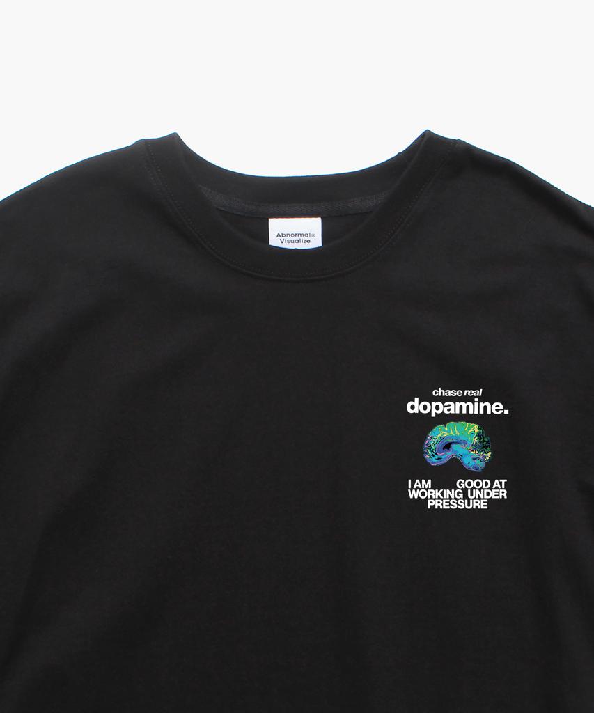 ABNORMALTHING Dopamine Oversized T-Shirt Black (Dopamine Fresh T-Shirt Black)