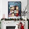 MISITU Jigsaw Landscape Christmas Stylish Interior Christmas Calendar X 70 1000-Piece Puzzle, Painting, Calendar, Countdown, Treehouse, Gift,