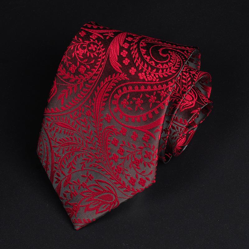 8 см узор пейсли цветок кешью темно-зеленый ретро высококачественный деловая вечеринка свадьба мужской галстук одежда распродажа