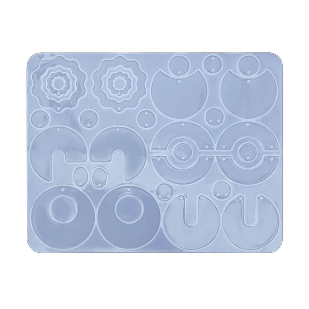 DIY Irregular Earring Molds Necklace Jewelry Pendant Making Mold DIY Crafts Keychain Pendant Mold Gift for Women Girl