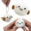 [Kinagani Shimaenaga] Ball Chain Keychain Plush Mascot Shimaenaga Kotori Small Bird Soft and Fluffy (Ball Chain, Set of 3)