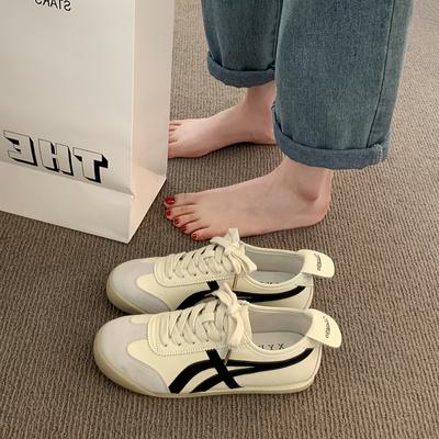 Модные ретро легкие универсальные кроссовки на плоской подошве в немецком стиле женские 2025 новые летние на мягкой подошве спортивные популярные кроссовки Forrest Gump