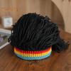 New Arrival Rasta Wig Cap Unisex Hip Hop Braided Cosplay Party Beanie Hat Jamaica Handmade Cap Reggae Dreadlocks Africa Roots Wig
