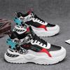 Men's Shoes 2024 New Autumn Youth Sports Shoes Trendy Versatile Casual Dad Shoes High-top Platform Running Shoes