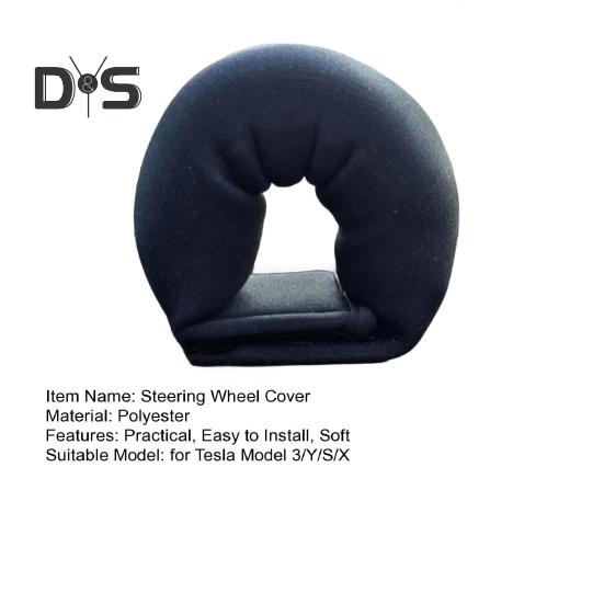 Steering Wheel Weight Soft Touch Fastener Tape Design Simple Installation Auto Parts Steering Wheel Weights for Tesla Model 3/Y/S/X