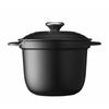 Le Creuset Cocotte Every 18" Cast Iron Enamel Pot, Matte Black, Gas, Induction, and Oven Compatible [Official Japanese Product]