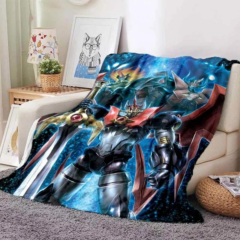 Mazinger z UFO Robot Grendizer фланелевое одеяло мультфильм аниме дети мягкий чехол легкий кровать диван стул одеяло