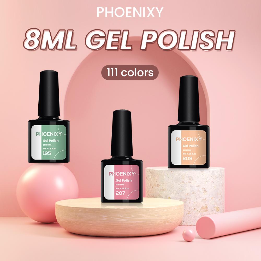 PHOENIXY лак для ногтей гель-лак Soak Off лак для ногтей для полуперманентного дизайна ногтей LED УФ-лампа гель-лак для ногтей