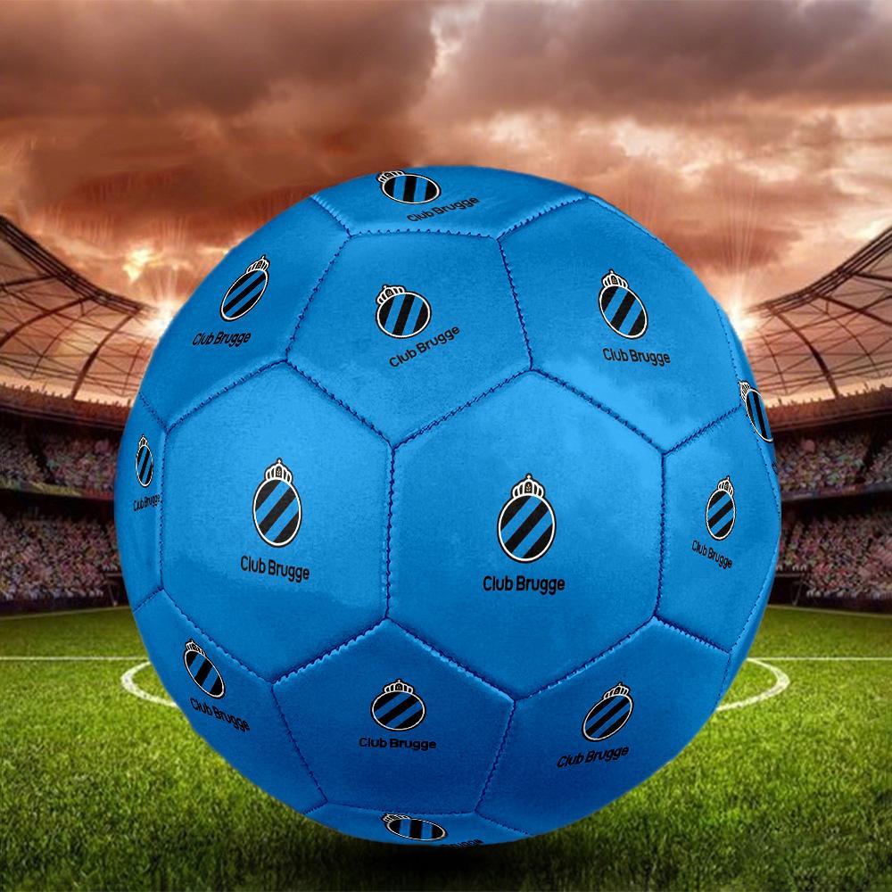 Club Brugge KVIndoor Soccer Ball Colorful All Ages Machine Stitched PVC Competition Ready Durable High-Bounce