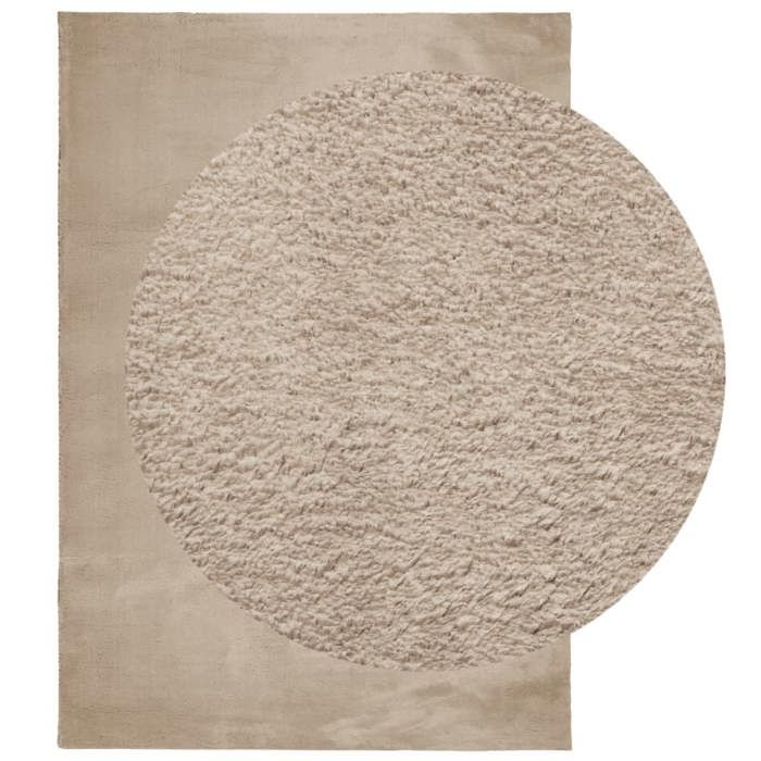VidaXL Tapis à Poils Courts Doux et Lavable, Moquette de Sol, Tapis de Zone, Carpette de Salon Salle de Séjour Chambre, 375060