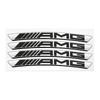 Aluminum Car Wheel Hub Badge Tire Rim Stickers Decoration Accessories For Mercedes Benz AMG W206 W204 W205 W212 W213 W221 W222  z16