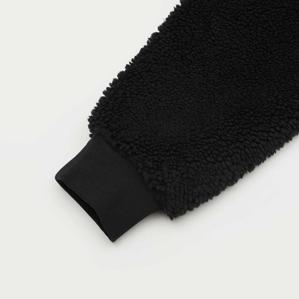 Puma CNY Frog-Button Faux Shearling Warm Jacket Unisex Jackets Black 536058-01