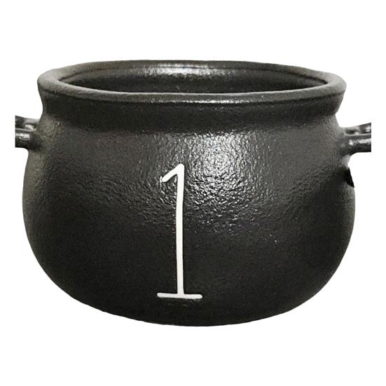 Мини Черный Котел Хэллоуин Ведьмин Котел Горшок Ведро Многоцелевая Маленькая Конфетница для Хэллоуина Угощение или Жизнь Вечеринка Сувениры