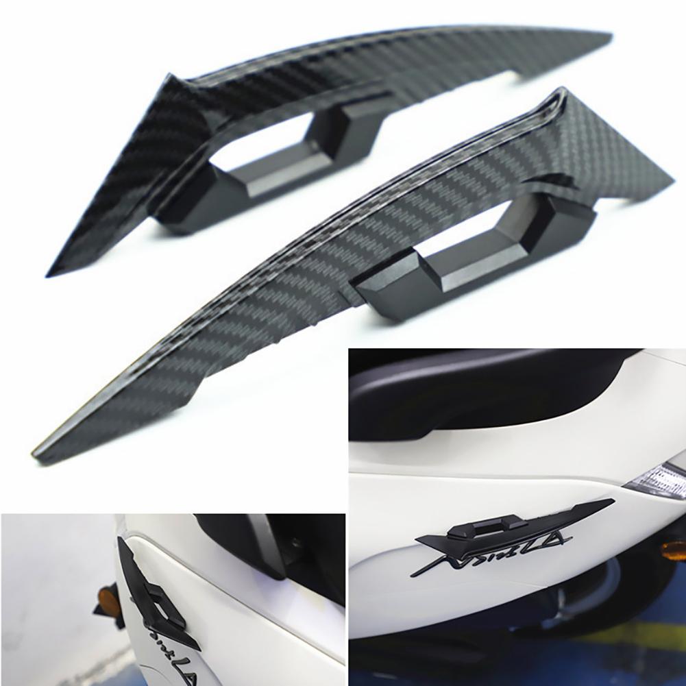 1 Pair Motorcycle Side Wings Aerodynamic Dynamic Spoiler Wings Trim Sticker Motorbike Fairing Air Deflectors Universal Decoration Accessories