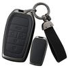 Toyota Smart Key Case, Key Holder, Alloy + PU Leather, Key Cover, Compatible with