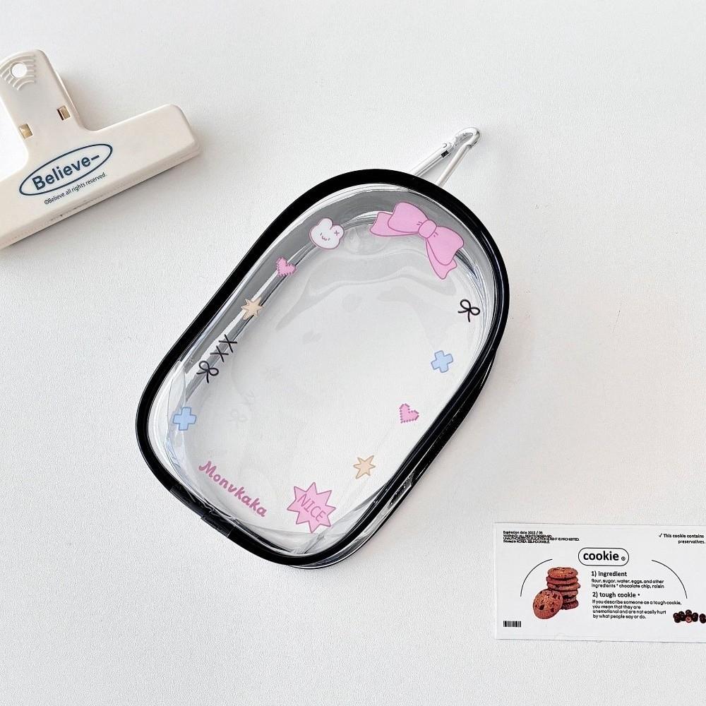 Прозрачная сумка для хранения кукол, мультяшный дизайн, сумка для демонстрации кукол на открытом воздухе, аксессуары для кукол