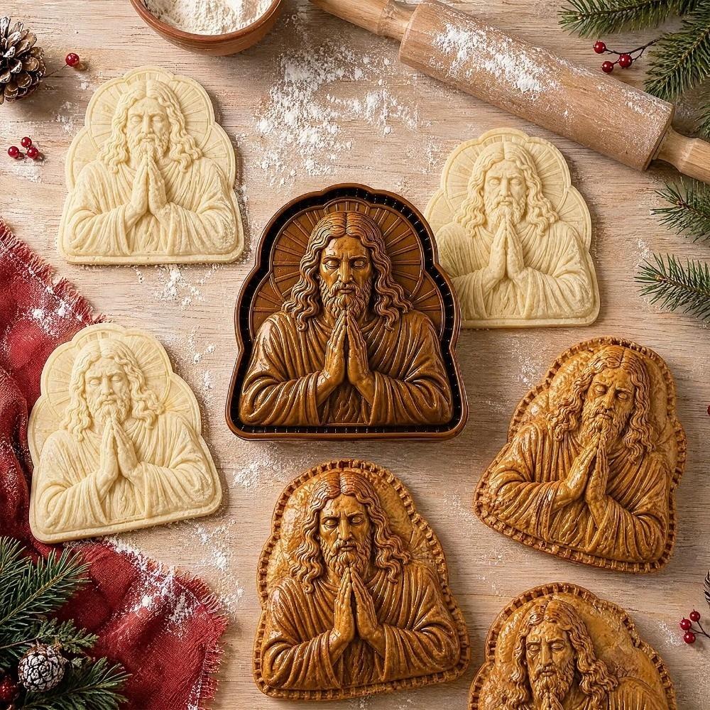 Dove Pattern Cookie Mold Angel Christmas Baking New Embossed Pastry Mold Holiday Baking