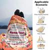 Hug From Afar Love Always Customize Your Name Blanket Soft Warm Cozy Versatile For Sofa Couch Office Bed Picnics Ideal For All Seasons Warmthful Decor