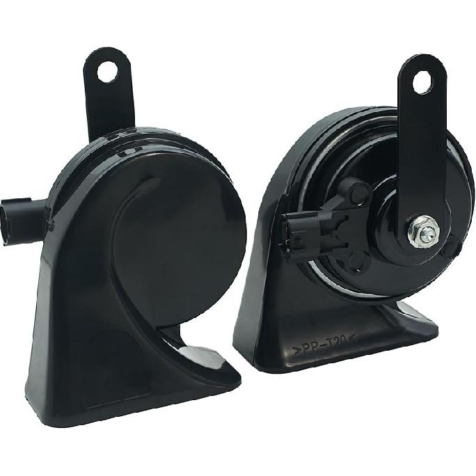 Car Horn Kit For Ford Chevrolet Tesla Jeep Ram GMC,12V Loud Waterproof Auto Horn, High Low Dual Tone 126Decibel, Replacement For Ford (1 Connector)