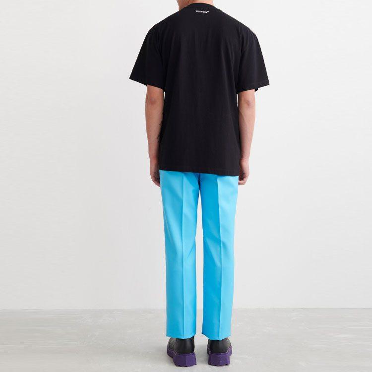 Off-White Футболка с коротким рукавом «Мона Лиза» OMAA038C99JER0021045
